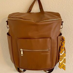 Fawn Design | Large Brown Backpack, The Original Diaper Bag
